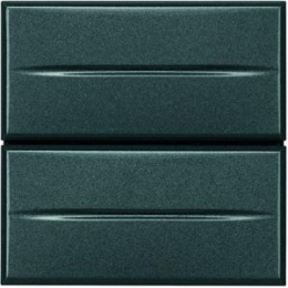 HS4036/2 Axolute Кнопка двойная 1Р (NO) + 1Р (NO) 10 А 250 В~ – 2 модуля Bticino