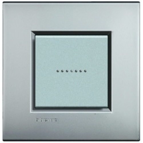 LNE4802TE Рамка LivingLight Air Алюминий 2-модульная Bticino