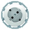 47272089 Штепсельная розетка SCHUKO 45°, полярная белизна, с блеском R.1/R.3 Berker