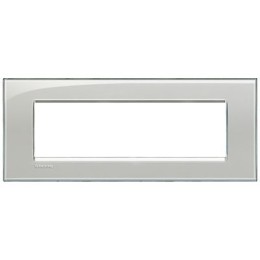 LNA4807KG Рамка LivingLight Квадрат Серое небо 7 модулей Bticino