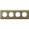 0214661 Рамка Classix Art Бронза 4-постовая Gira