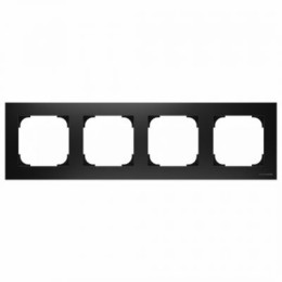 8574 NS Рамка Sky Черный бархат 4-постовая ABB