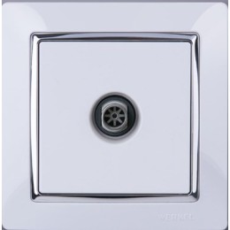 WL03-Frame-01-white Рамка на 1 пост (белый) Snabb Werkel a028880