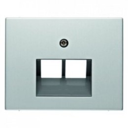 14097003 Центральная панель для UAE/E-DAT Design/Telekom розетка ISDN цвет: алюминий K.5 Berker