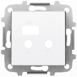 8568.3 BL Накладка для механизма медиа-комбайна белый , ABB