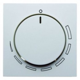 11371929 Центральная панель с регулирующей кнопкой для регулятора числа оборотов цвет: полярная белизна, матовый S.1/B.1/B.3/B.7 Glas Berker