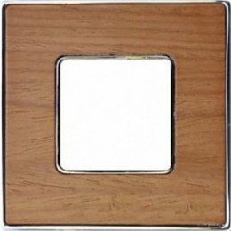 FD01311OCB Рамка Vintage Wood Хром 1-постовая Fede