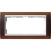 1002331 Рамка без перегородки Event Темно-коричневый / Белый 2-постовая Gira
