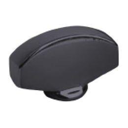 FD02315GR Поворотный выключатель "Овал", цвет Graphite FEDE