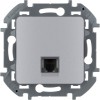 Телефонная розетка RJ11 Алюминий Legrand INSPIRIA 673822