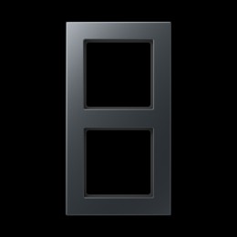 A5582BFANM Рамка A550 Антрацит 2-постовая Jung