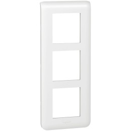 078856 Рамка Mosaic Белый 3х2-модульная вертикальная Legrand