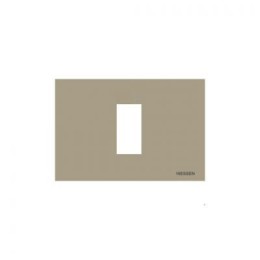 N2471 CV Рамка итальянского стандарта Zenit Шампань 1 модуль ABB