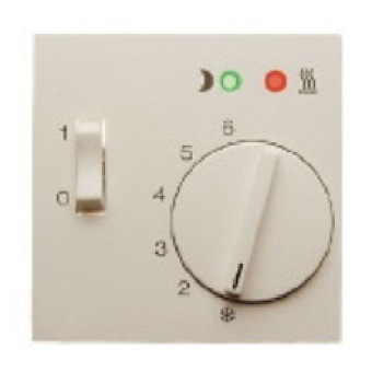 16728982 Центральная панель с регулирующей кнопкой, клавишей и линзами цвет: белый, с блеском S.1 Berker