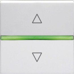 N2261.2 BL Механизм электронного выключателя жалюзи, 700 ВА, 2-модульный, серия Zenit, цвет альпийский белый, ABB