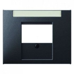 6810347006 Центральная панель для розетки TDO цвет: антрацит, матовый K.1 Berker