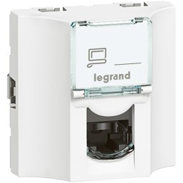 078622 Mosaic RJ45 UTP кат6 медпр бел Legrand