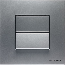 N2271 PL Рамка Zenit Серебро 1-постовая ABB