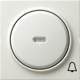 028640 Клавиша с символом "звонок" Белый Gira S-color