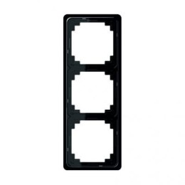 CDP583SW Рамка CD Plus Черный 3-постовая Jung