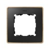 8201610-271 Рамка декоративная, 1 пост, Select, Simon 82 Detail, графит-дерево (Бук)