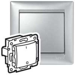 770204 Valena Выключатель 1-клавишный 2-х полюсный, 16A Legrand