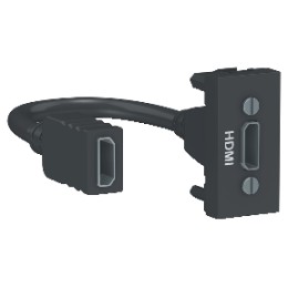 NU343054 Розетка HDMI, 1 Модуль, Антрацит Schneider Electric
