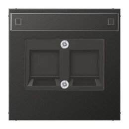 AL2969-2NATAN Центральная плата для гнезд RJ45, антр. Jung LS серия