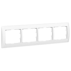 771004 Рамка Galea Life Белый 4-постовая Legrand 771004 Рамка Galea Life Белый 4-постовая Legrand