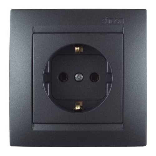 1500610-038 Рамка универсальная, 1 пост, графит Simon 15