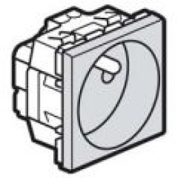 079271 Mosaic Розетка 2к+З французский стандарт, алюминий Legrand