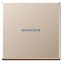 A590KO5CH Клавиша на выключатель, с окошком, Champagner Jung A серия