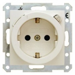 47088982 Штепсельная розетка SCHUKO с УЗО цвет: белый, с блеском S.1 Berker