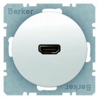 3315432089 BMO HDMI-CABLE, R.1, цвет: полярная белезна Berker