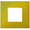 2700617-081 Накладка декоративная на рамку базовую, 1 пост, Simon 27 Play, Arctic, жёлтый
