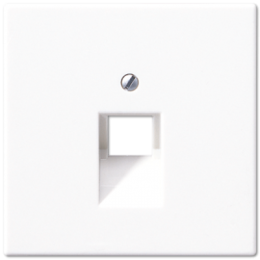 LS969-1UAWW LS 990 Белый Накладка 1-ой наклонной ТЛФ/комп розетки Jung LS серия