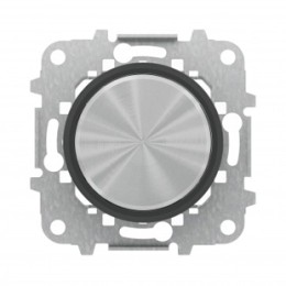 8600 CN Заглушка с суппортом, серия SKY Moon, кольцо чёрное стекло, ABB