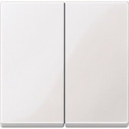 MTN432519 Клавиша x2, белый Merten