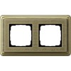 0212661 Рамка Classix Art Бронза 2-постовая Gira