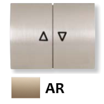 8444 AR Клавиша для механизма выключателя жалюзи 8144 и 8144.1, серия OLAS, цвет песочный, ABB