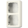 CD582AW CD 500/CD plus Бежевый Коробка для накладного монтажа 2-я с рамкой Jung