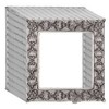 FD01521AB Рамка для накладного монтажа San Sebastian Антикварное серебро / Черный 1-постовая Fede