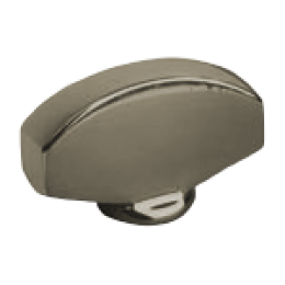 FD02315NS Поворотный выключатель "Овал", цвет Nickel Satin FEDE