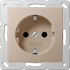 A1520CH А 500 Розетка с заземлением Jung 16А/250В шампань