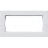 1002225 Рамка установочная для монтажа заподлицо E2 Чисто-белый шелковисто-матовый 2-постовая Gira