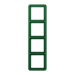 CD584WUGN Рамка CD Ударопрочная Зеленый 4-постовая Jung
