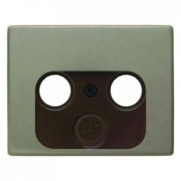 12020021 Центральная панель для антенной розетки 2 и 3 отверстия Berker