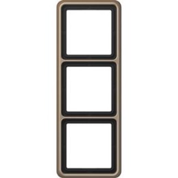 CD583GB Рамка CD 500 Бронза 3-постовая Jung