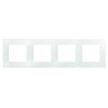 672504 Рамка Etika Белый 4-постовая Legrand