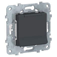 NU503754TA Розетка с заземл., со шторками, с крышкой, 16 А, 250 В, IP40, Антрацит Schneider Electric NU503754TA Розетка с заземл., со шторками, с крышкой, 16 А, 250 В, IP40, Антрацит Schneider Electric